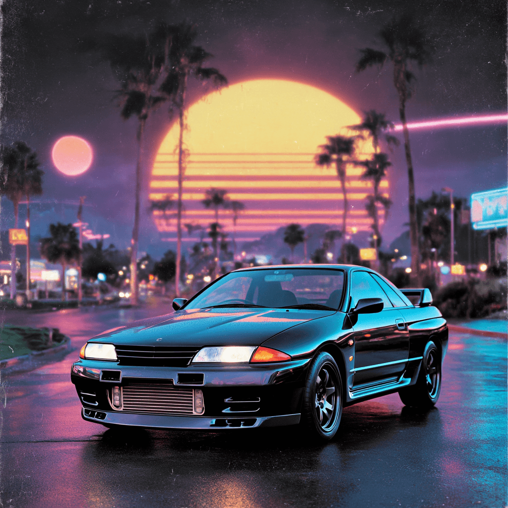 Retro 80s Vaporwave