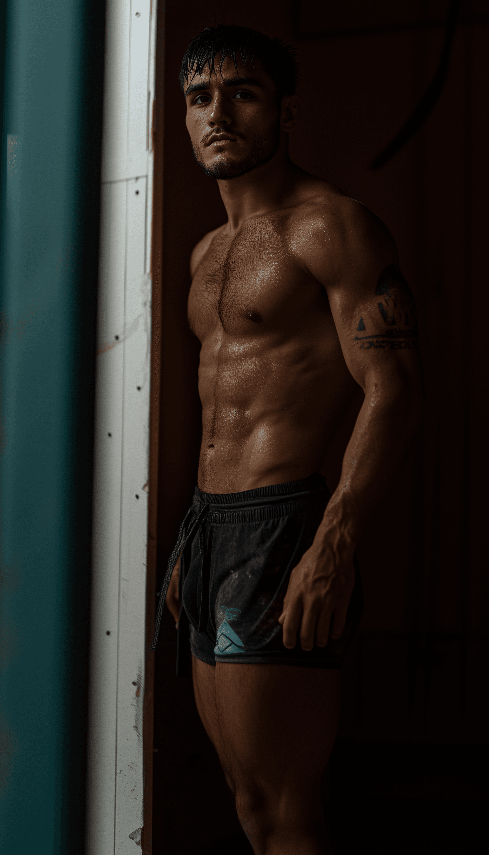 AI generated: full shot, full-length portrait, wide field of view, centered, showing entire body, award-winning ci...