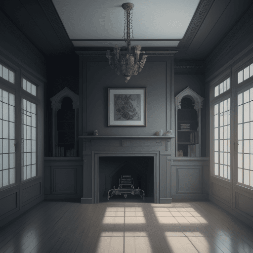 AI generated: 2 floor house . octane render, trending on artstation,t symmetrical artwork. cinematic, hyper realis...