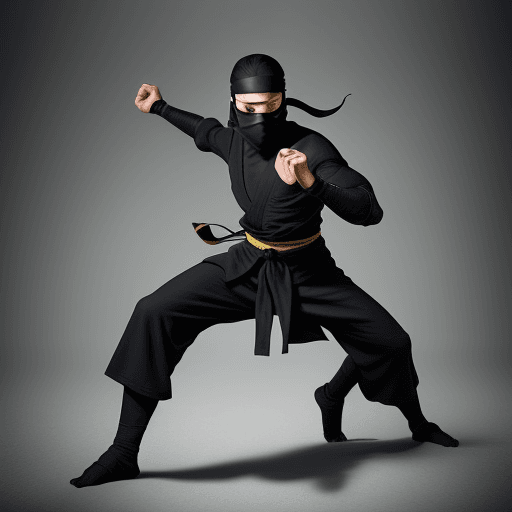 AI generated: Photo of a ninja