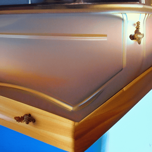 AI generated: AIR BRUSH PAINTING A KITCHEN CABINET