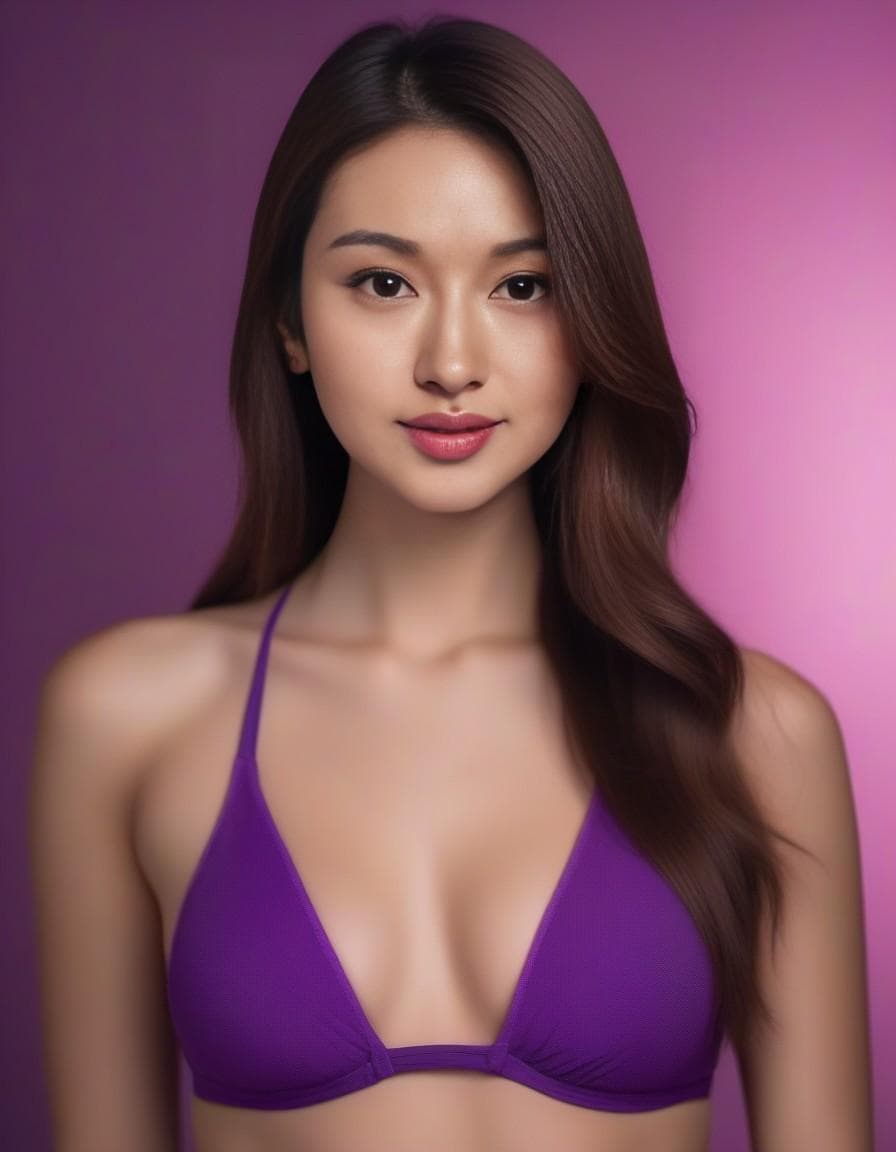 AI generated: Beautiful Russian woman in a purple bikini.
UHD, RAW quality
