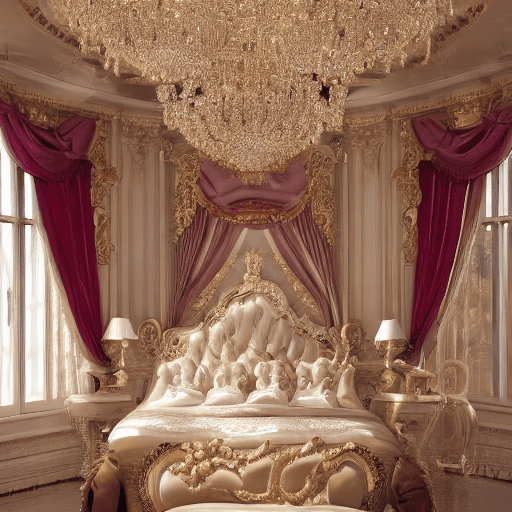 AI generated: ((best quality)), (masterpiece), (realism), highres, 8k, radiant smile, magnificent queens room, ele...