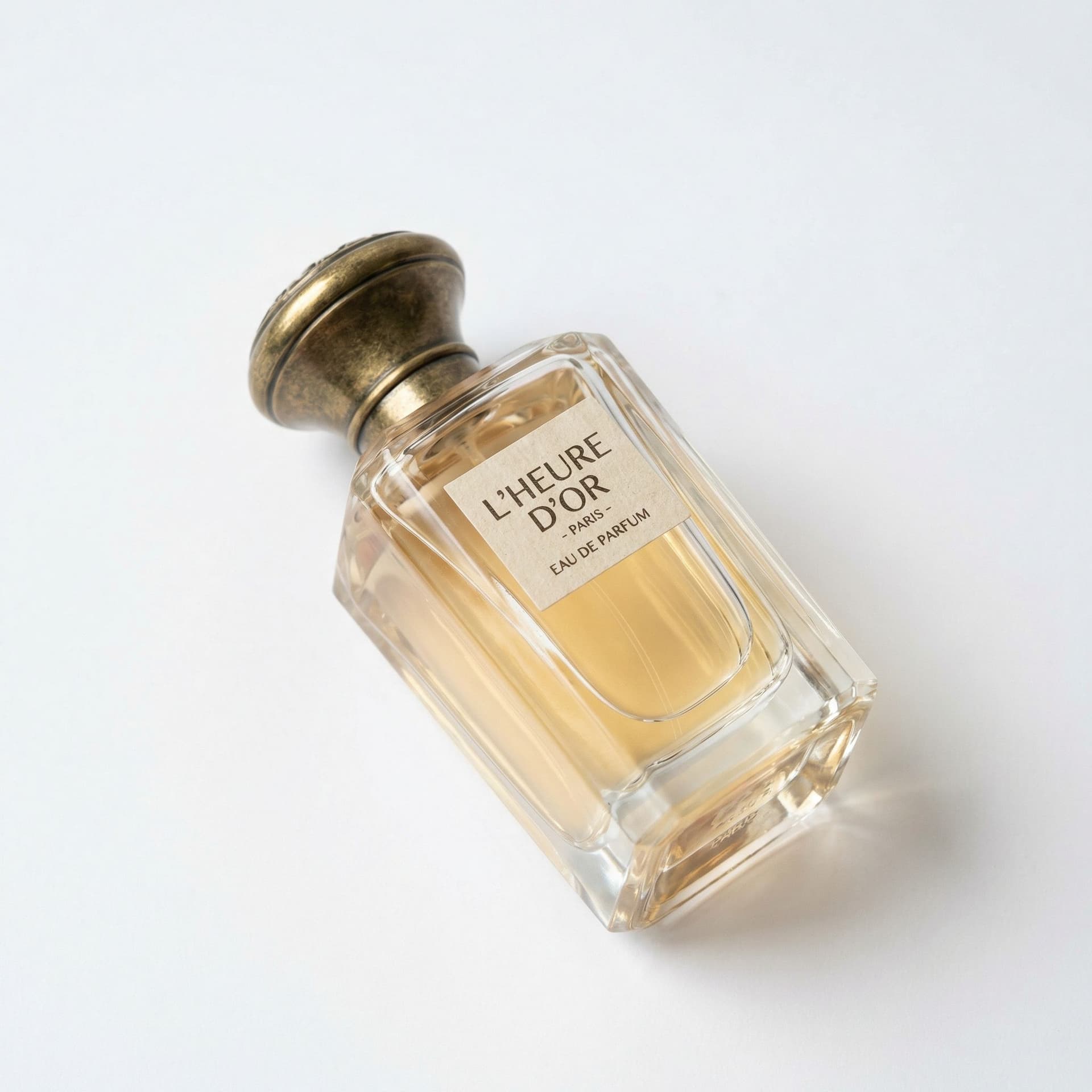 AI generated: Parfum on white background

