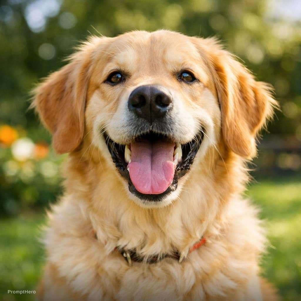 AI generated: a happy dog