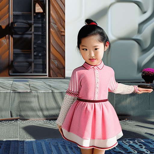 AI generated: 1 Korean girl with his big manly father, a Beautiful idol, (Cute Loose Bob hair), (casual clothes), ...