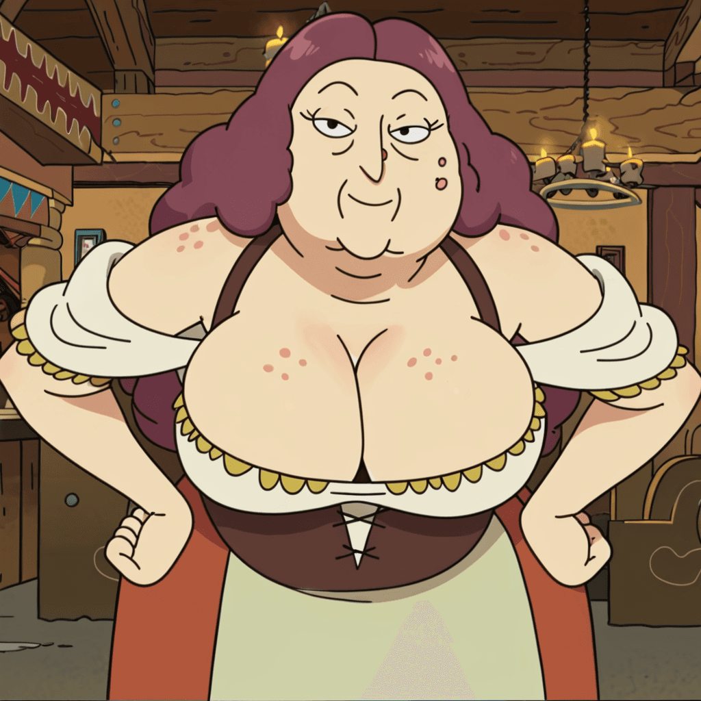 Big Boob Waitress (Rick and Morty) - Image 1