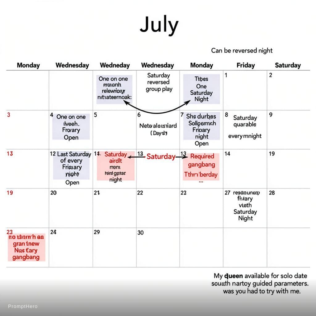 AI generated: I need you to make me a JPEG image of the calendar for the month of July every week. I need you to p...