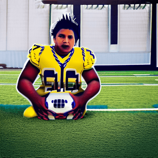 AI generated: Darwin Nunez as a porcupine, football, football field