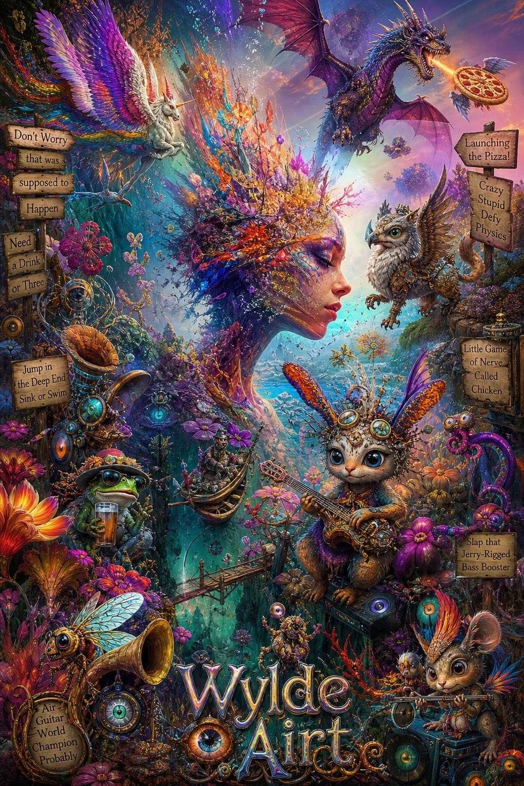 AI generated: sometimes the best art shapes and ideas aren't planned they just happen in the moment, the artwork t...