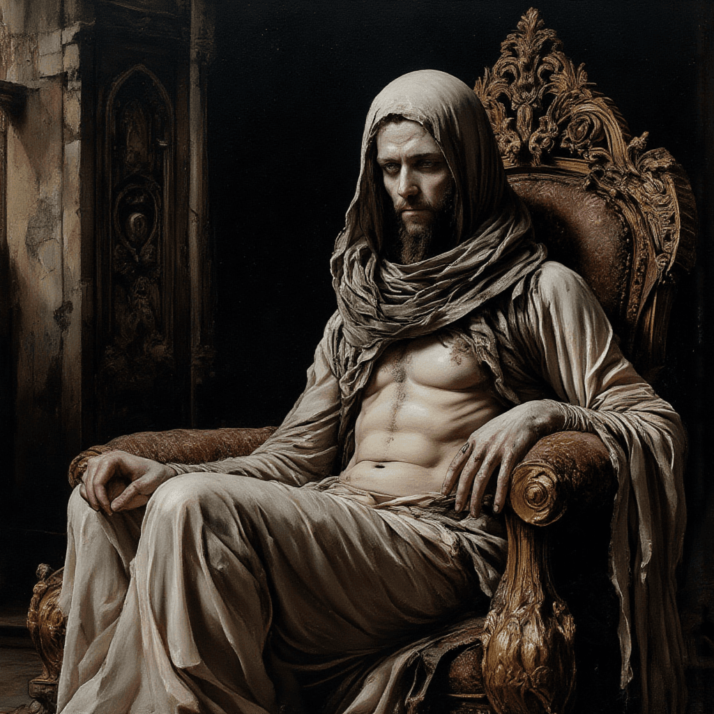 AI generated: Numb

Misery comes with agony On thrones of bone we sit high Blood feeds our greed Nothing sacred,...