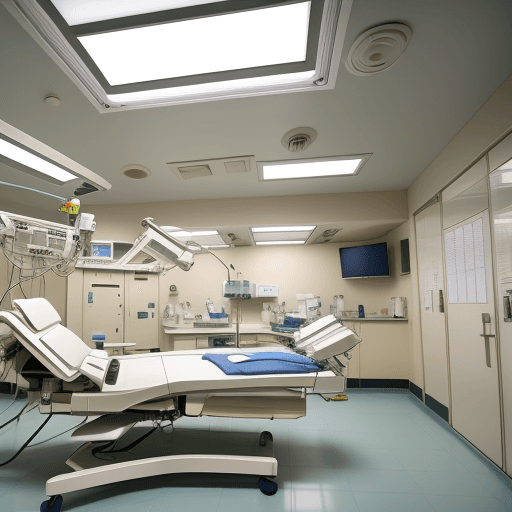 AI generated: hospital operating room