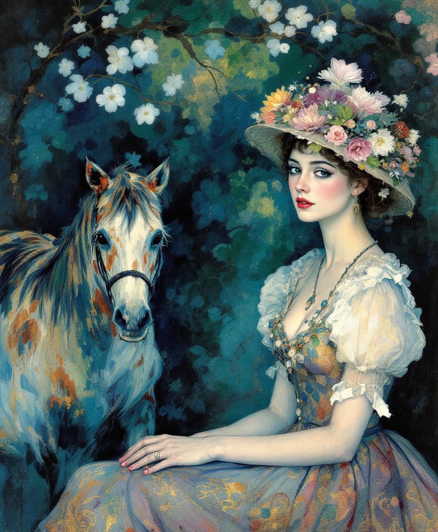 AI generated: Masterpiece), (( ""Madame Gobillard, Yves Morisot, 1869, Edgar Degas ""))), Inspired by the style il...