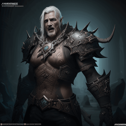 AI generated: create image of man, style of Legends never die when the world is calling you can you hear them scre...
