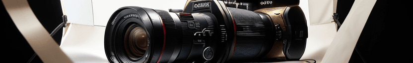 AI generated: hyper realistic photograph, photograph of an photographer holding a film camera, he is in town, watc...
