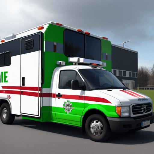 AI generated: ambulance