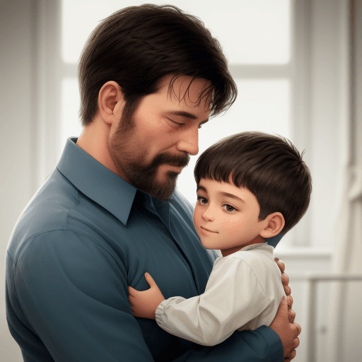 AI generated: Father and son