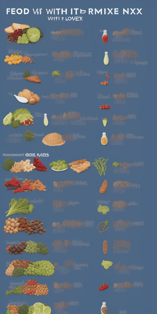 AI generated: food with Low carb and low glycemic index 