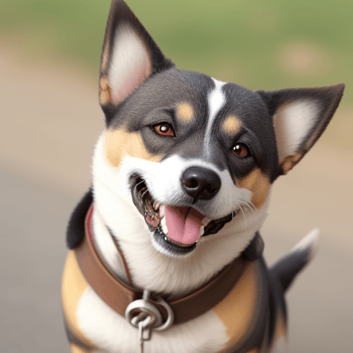 AI generated: perrito sonriendo 