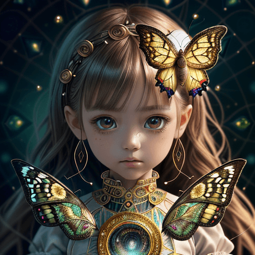 AI generated: A mesmerizing 8K HDR close-up and detailed macro illustration by talented artist Angelica. The focal...