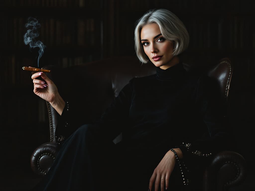 AI generated: smoking