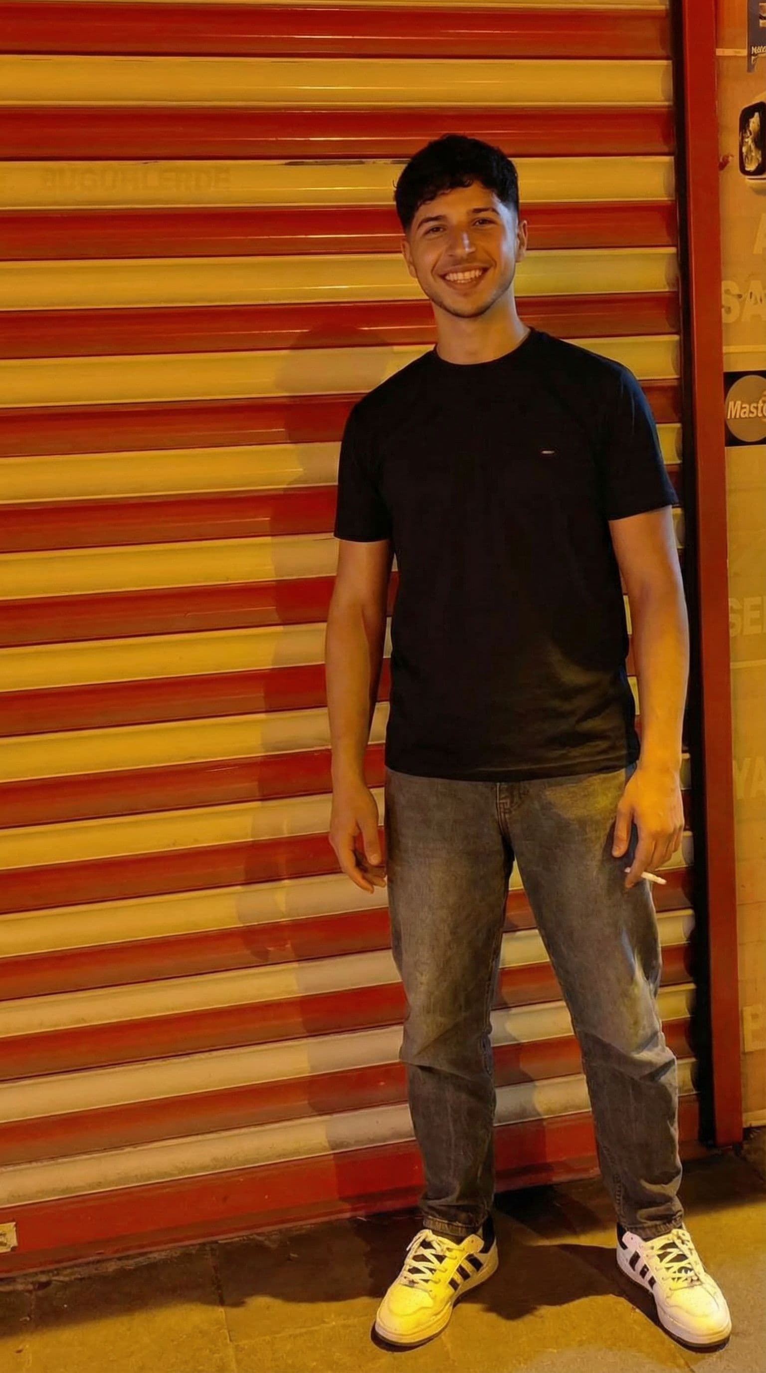 AI generated: a fit man smiling