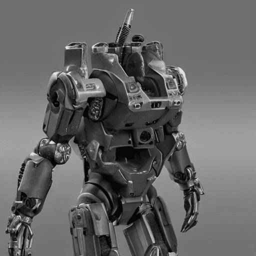 AI generated: **realistic photograph of wolf nousr robot, stealth, with night vision goggles, highly detailed, int...