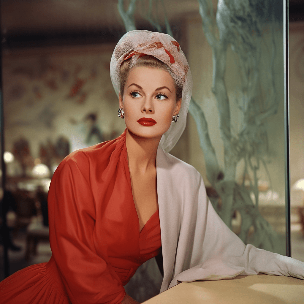 AI generated: vogue, high fashion, 1952