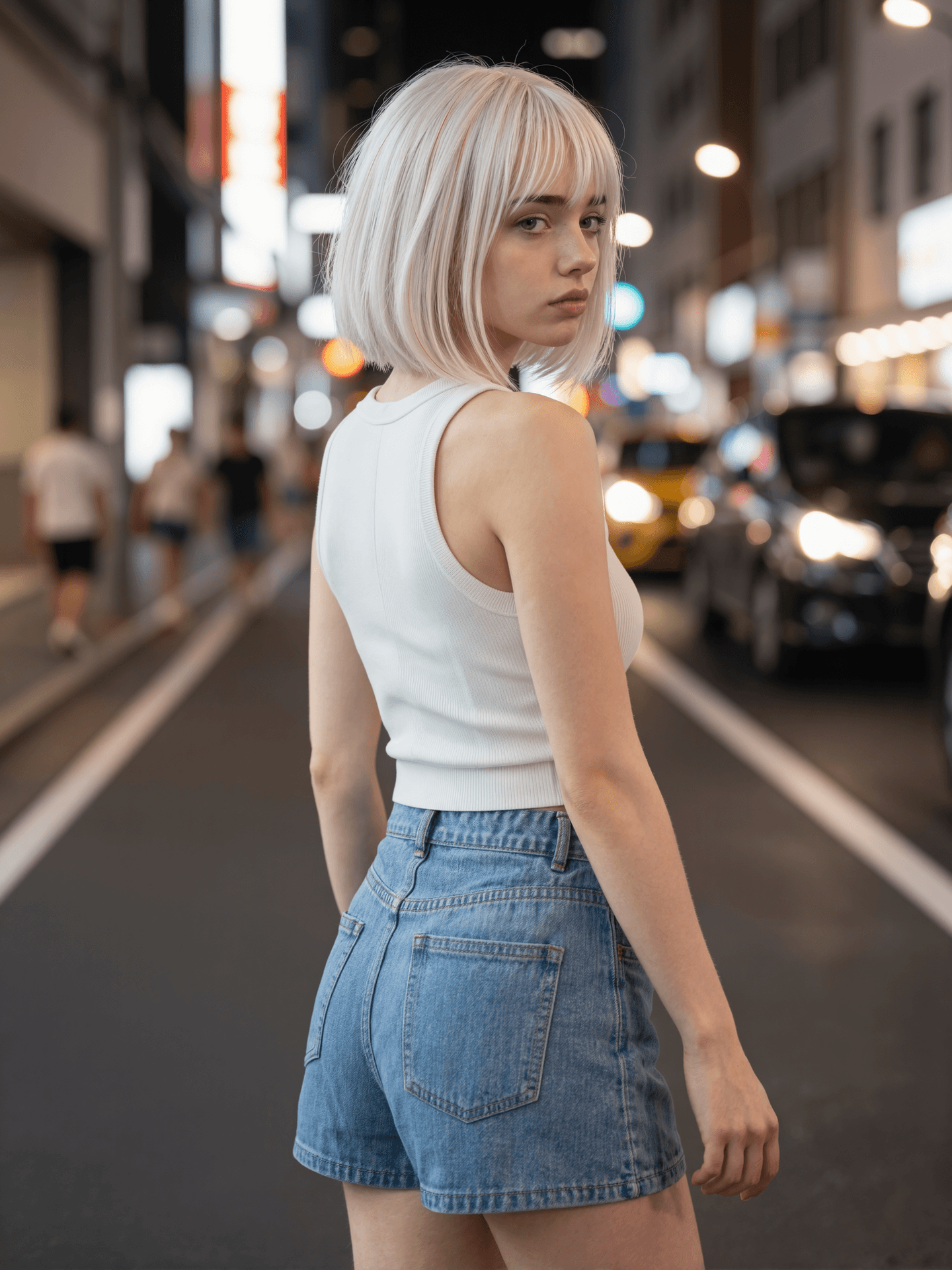White Hair Ai Character / Influencer [SFW+NSFW]