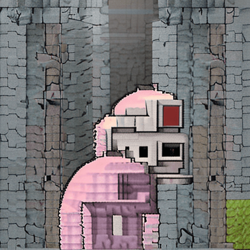 AI generated: (minecraftcore:1.2)  Beautiful reclining    redhead woman  wearing a  pink strapon penis in A dark c...