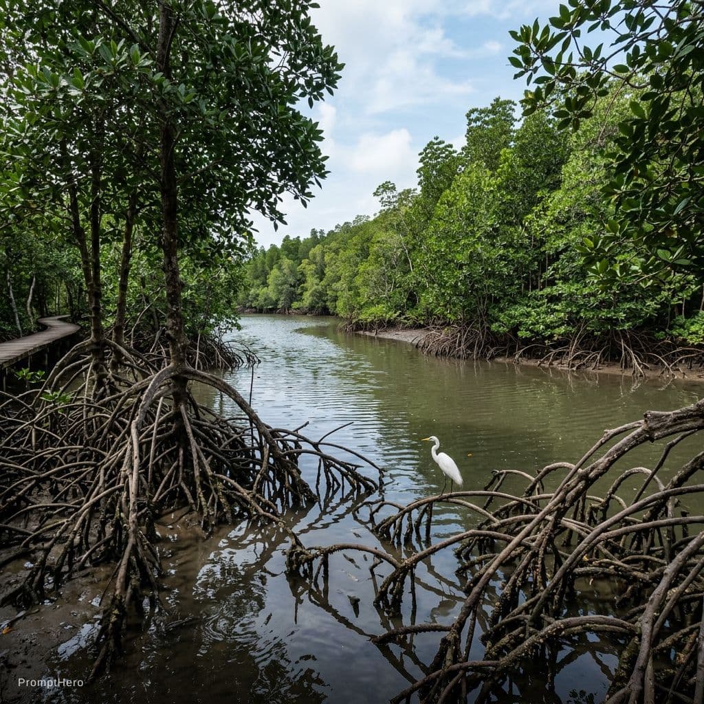 AI generated: mangroves