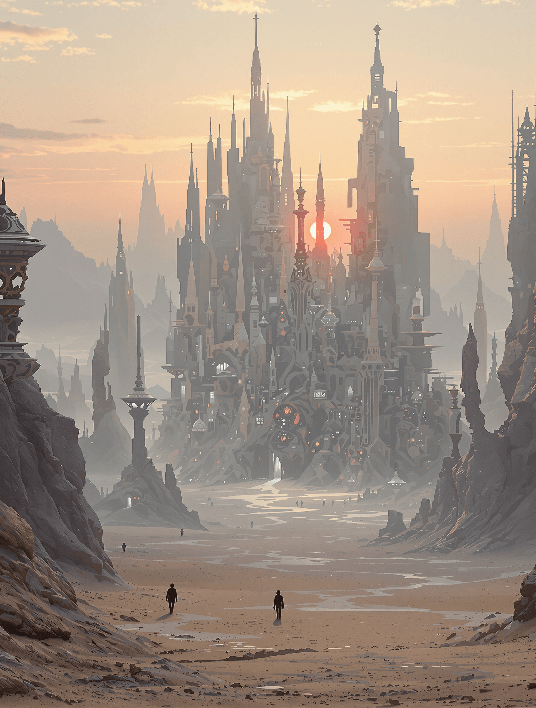 AI generated: A (((random image))) capturing the essence of a ((bizarre, otherworldly, and fleeting realm)) where ...