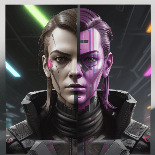 AI generated: android android games for ios or android, in the style of tristan eaton, in the style of D&D, cyberp...