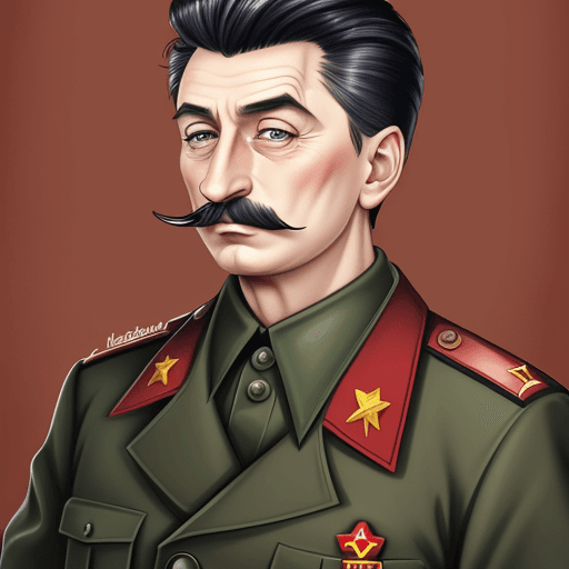 AI generated: make me Jozef stalin
