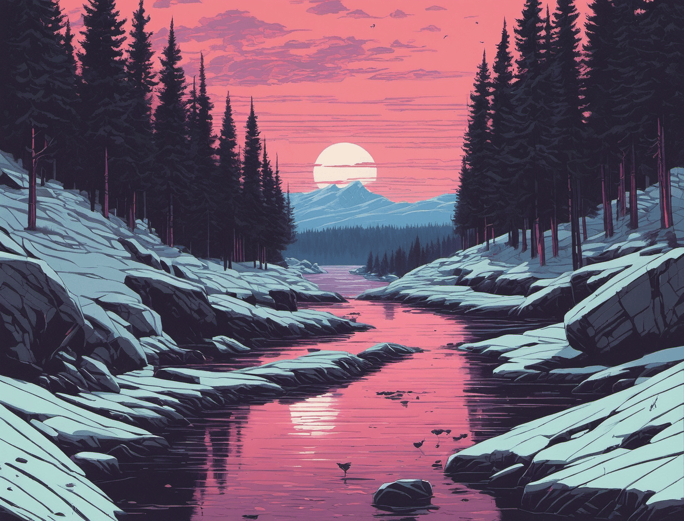 AI generated: landscape by Alena Aenami