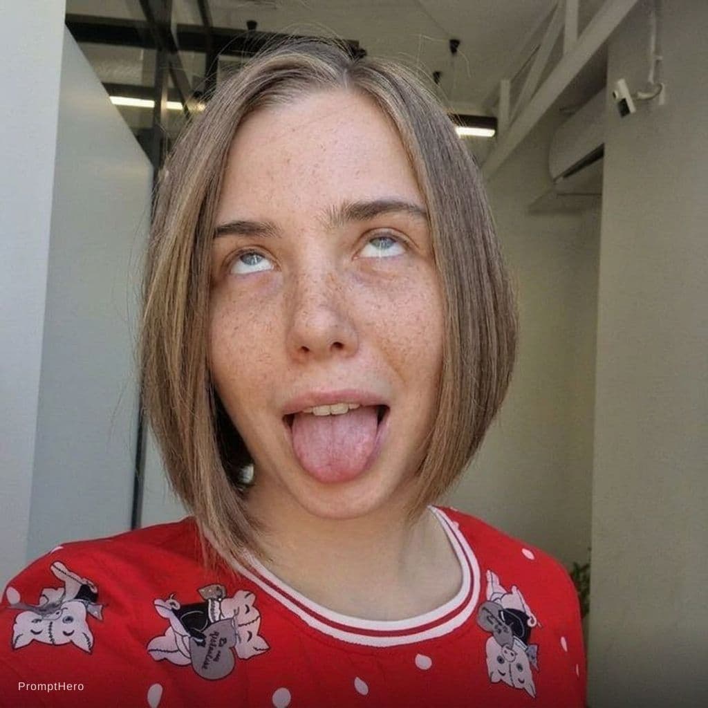 AI generated: Aheago face