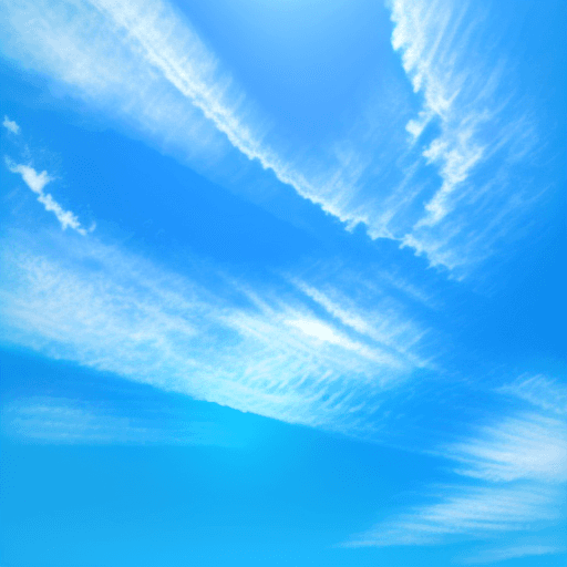 AI generated: Blue sky as seen when lying on the ground, with a humid haze.