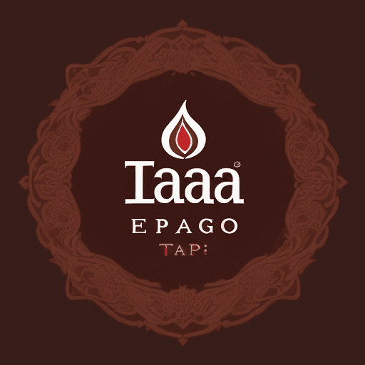AI generated: Logo for eshop, tea brand, selling alcool, contemporary, high resolution, fancy, intricate red color...