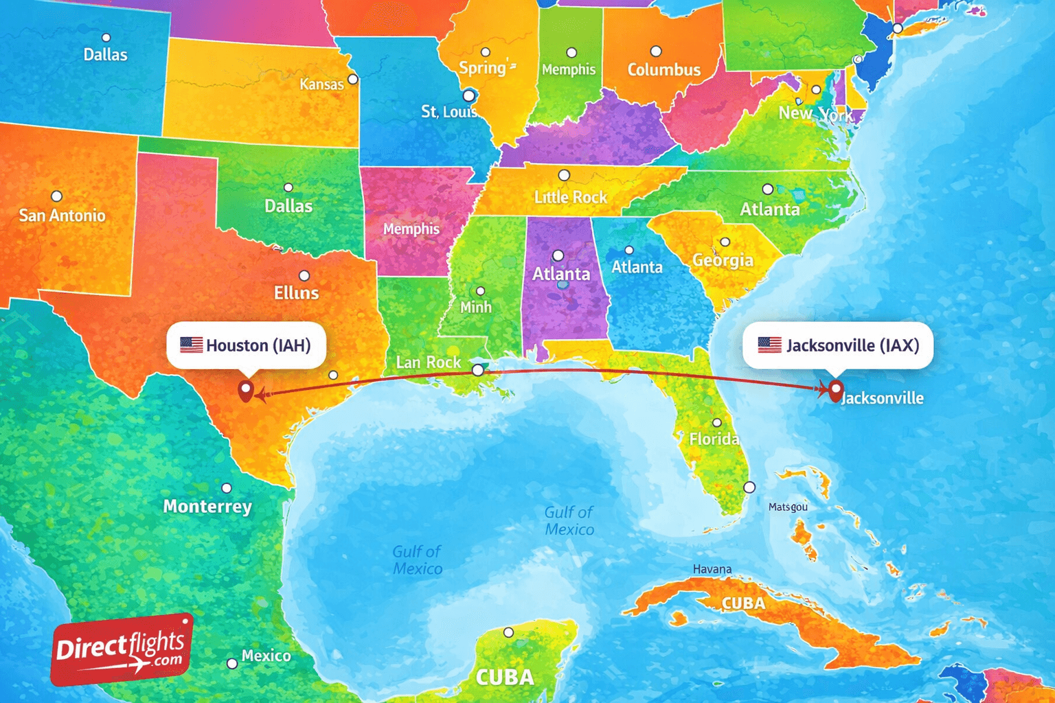 AI generated: A colorful map.