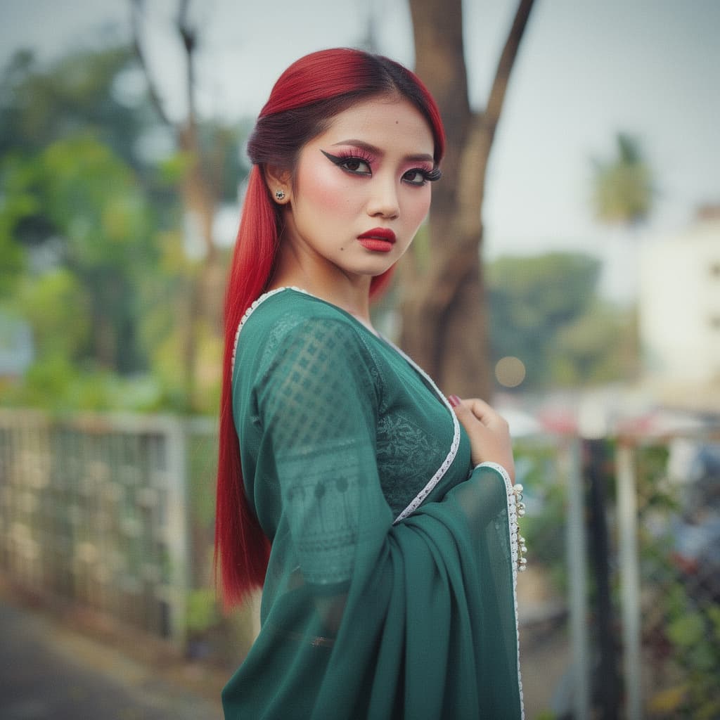 AI generated: A professional, ultra-realistic, and high-resolution photograph with a distinct, raw, and intimate i...