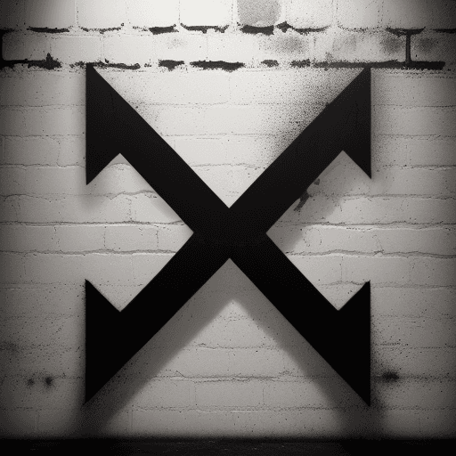 AI generated: "Negative-style graffiti text 'M13' painted on a dark brick wall, featuring large, puffy letters wit...