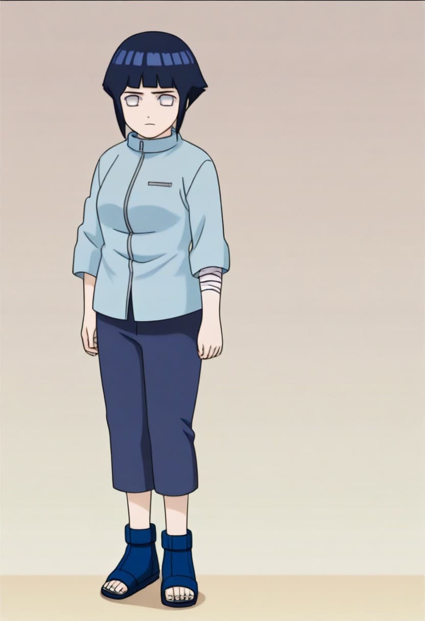 Genin hinata hyuga 日向ヒナタ (og naruto art style)- Lora