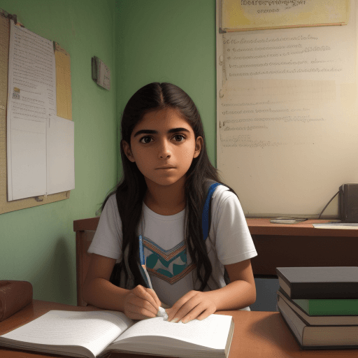 AI generated: estudiante de enfermería