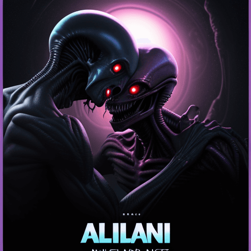 AI generated: Slap of alien a horror paranomal romance novel, 
Generate cover image , high definition, detailed 2...