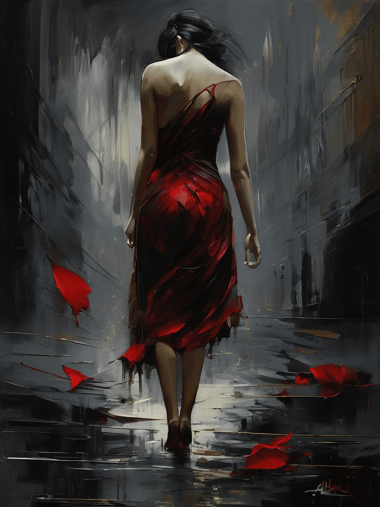 AI generated: I just wanted to love and nothing more, heart-wrenching composition, digital painting, (expressionis...