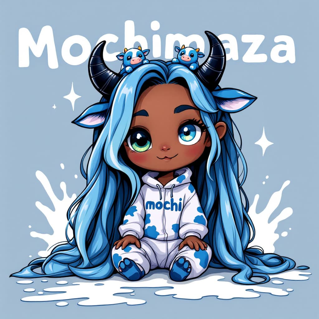 AI generated: best quality,Tgrey blue theme,outline,
(chibi:1.2),(absurdly long hair,gradient hair:1.2), mini blue...