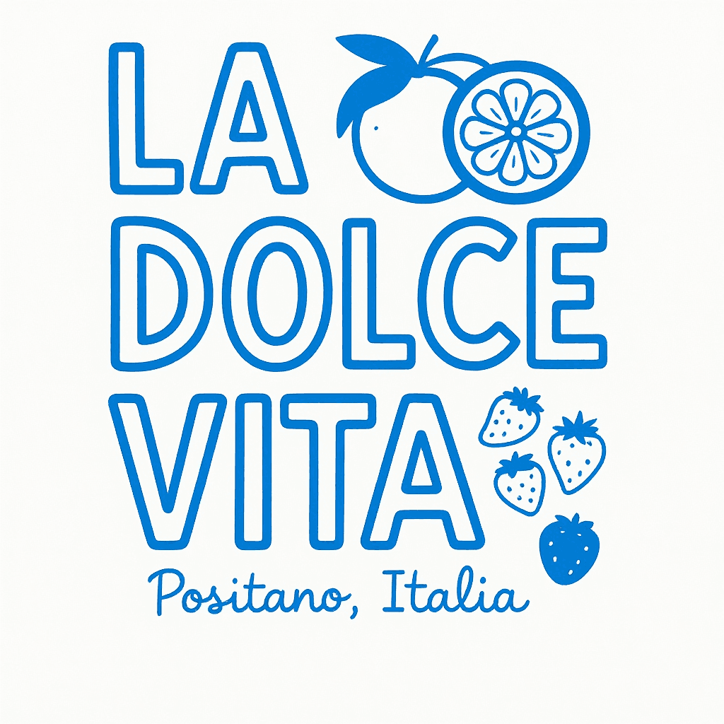 AI generated: A bright and cheerful digital illustration with a Mediterranean summer theme, featuring the phrase “...