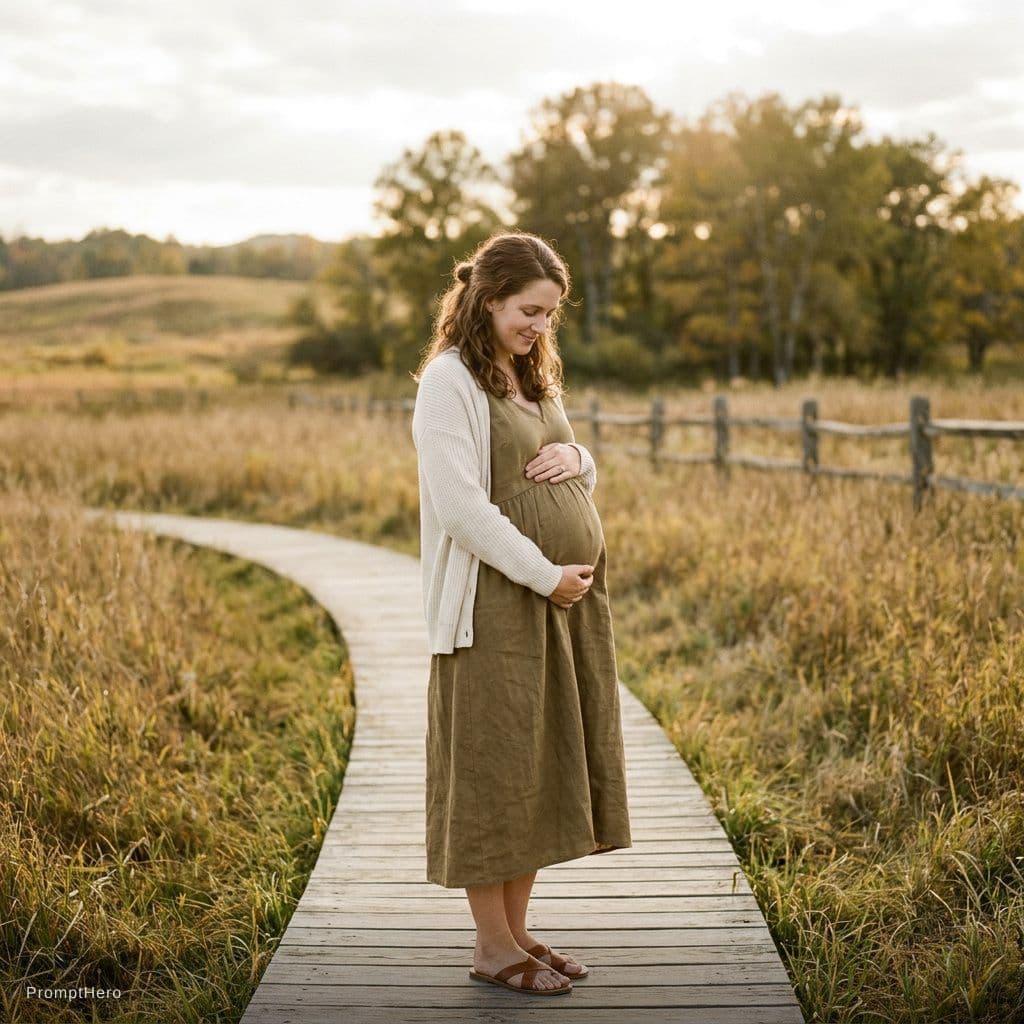 AI generated: pregnant