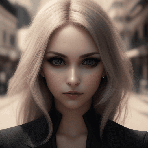 AI generated: women look eyes contact fix