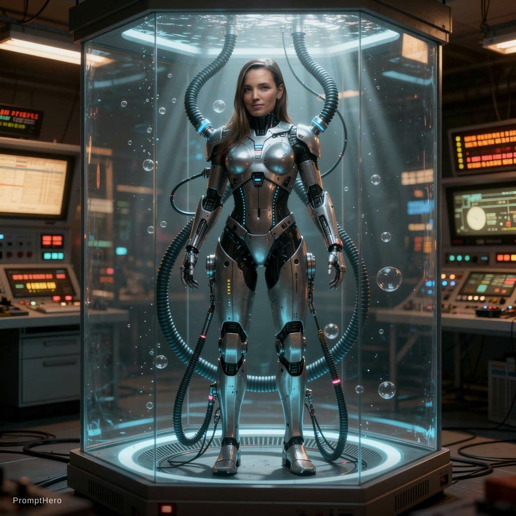 AI generated:  ((masterpiece)), ((best quality)), 8k, ultra-detailed, cinematic full-body photograph of a (beautif...